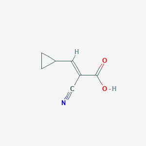 2-Cyano-3-cyclopropylacrylic acid