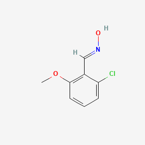 molecular formula C8H8ClNO2 B1379398 2-氯-6-甲氧基苯甲醛肟 CAS No. 1353119-29-5