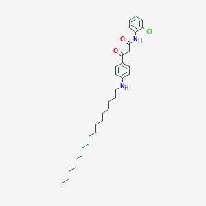 N-(2-chlorophenyl)-3-[4-(octadecylamino)phenyl]-3-oxopropanamide