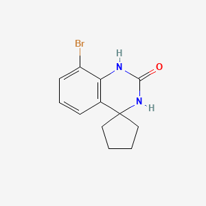 8'-Bromo-spiro(cyclopentane-1,4'-(3'H)-1',2',3',4'-tetrahydroquinazoline)-2'-one