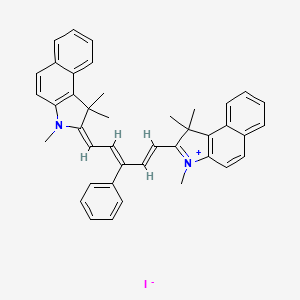 1,1,3-Trimethyl-2-[(1E,3Z)-3-phenyl-5-(1,1,3-trimethyl-1,3-dihydro-2H-benzo[E]indol-2-ylidene)-1,3-pentadienyl]-1H-benzo[E]indolium iodide