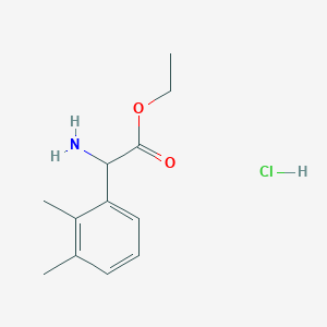 Ethyl 2-amino-2-(2,3-dimethylphenyl)acetate hydrochloride