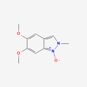 2H-Indazole,5,6-dimethoxy-2-methyl-,1-oxide(9CI)