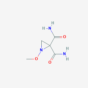 1-Methoxyaziridine-2,2-dicarboxamide