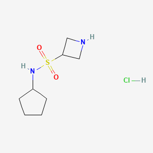 N-cyclopentylazetidine-3-sulfonamide hydrochloride