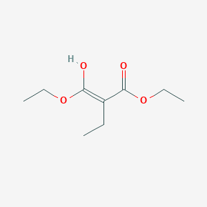 ethyl (2E)-2-[ethoxy(hydroxy)methylidene]butanoate