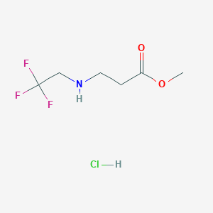 Methyl 3-[(2,2,2-trifluoroethyl)amino]propanoate hydrochloride