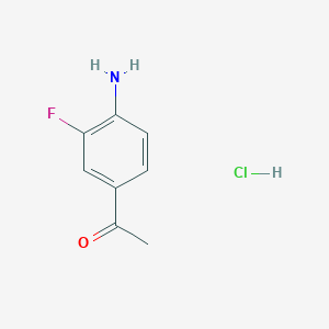 1-(4-Amino-3-fluorophenyl)ethanone hydrochloride
