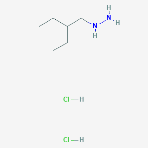 (2-Ethylbutyl)hydrazine dihydrochloride