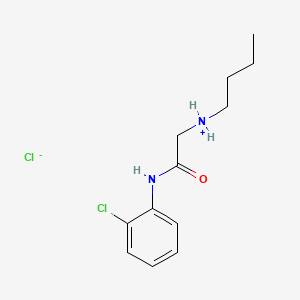 2-(Butylamino)-2'-chloroacetanilide, hydrochloride