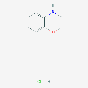 8-tert-butyl-3,4-dihydro-2H-1,4-benzoxazine hydrochloride