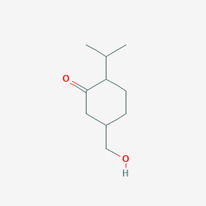 5-(Hydroxymethyl)-2-propan-2-ylcyclohexan-1-one