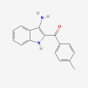 2-(4-methylbenzoyl)-1H-indol-3-amine