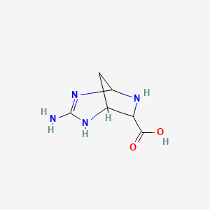 2,4,6-Triazabicyclo[3.2.1]oct-2-ene-7-carboxylicacid,3-amino-,endo-(9CI)