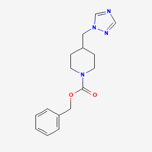 benzyl 4-(1H-1,2,4-triazol-1-ylmethyl)piperidine-1-carboxylate