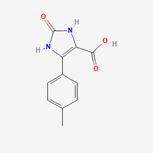 1,3-Dihydro-imidazol-2-one-5-(4-methyl)phenyl-4-carboxylic acid