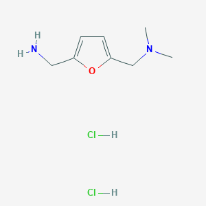 {5-[(Dimethylamino)methyl]furan-2-yl}methanamine dihydrochloride