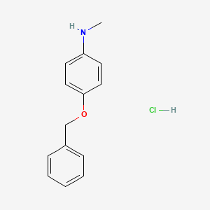 4-(benzyloxy)-N-methylaniline hydrochloride