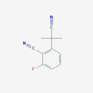 2-(1-Cyano-1-methylethyl)-6-fluorobenzonitrile