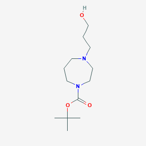 Tert-butyl 4-(3-hydroxypropyl)-1,4-diazepane-1-carboxylate