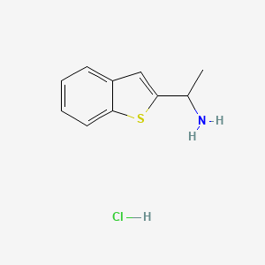 1-(1-Benzothiophen-2-yl)ethan-1-amine hydrochloride