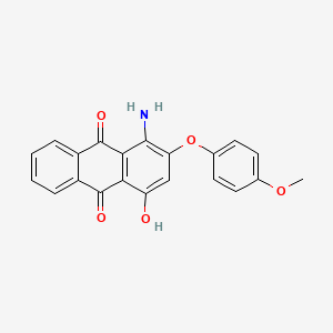 9,10-Anthracenedione, 1-amino-4-hydroxy-2-(4-methoxyphenoxy)-