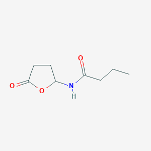 N-(5-Oxotetrahydrofuran-2-yl)butyramide