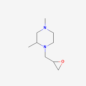 2,4-Dimethyl-1-[(oxiran-2-yl)methyl]piperazine