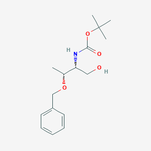 molecular formula C16H25NO4 B137950 叔丁基((2R,3R)-3-(苄氧基)-1-羟基丁烷-2-基)氨基甲酸酯 CAS No. 133565-43-2