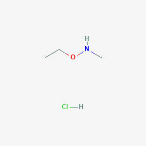 molecular formula C3H10ClNO B1379508 Ethoxy(methyl)amine hydrochloride CAS No. 1082680-18-9