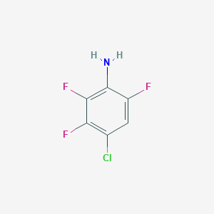 molecular formula C6H3ClF3N B1379509 4-Chloro-2,3,6-trifluoroaniline CAS No. 177785-44-3