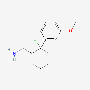 2-Chloro-2-(m-methoxyphenyl)cyclohexanemethylamine