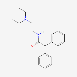 Acetamide, N-(2-(diethylamino)ethyl)-2,2-diphenyl-