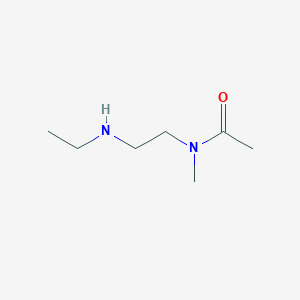 molecular formula C7H16N2O B13795154 N-[2-(ethylamino)ethyl]-N-methylacetamide 