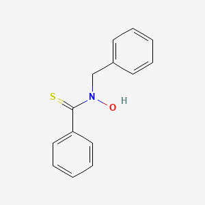 Benzenecarbothioamide, N-hydroxy-N-(phenylmethyl)-