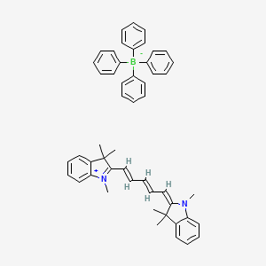 1,3,3-Trimethyl-2-[(1E,3E)-5-(1,3,3-trimethyl-1,3-dihydro-2H-indol-2-ylidene)-1,3-pentadienyl]-3H-indolium tetraphenylborate