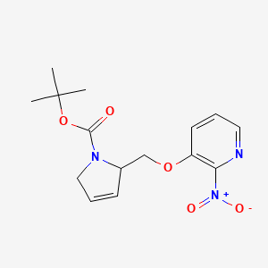 tert-Butyl 2-{[(2-nitropyridin-3-yl)oxy]methyl}-2,5-dihydro-1H-pyrrole-1-carboxylate