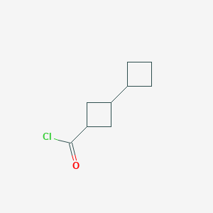 [1,1'-Bi(cyclobutane)]-3-carbonyl chloride