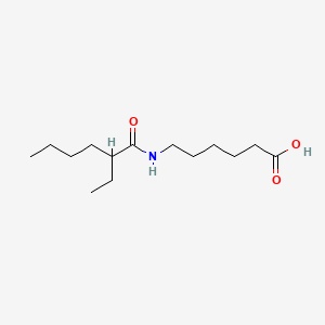 Hexanoic acid, 6-[(2-ethyl-1-oxohexyl)amino]-