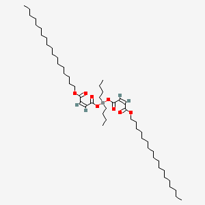 Octadecyl (Z,Z)-6,6-dibutyl-4,8,11-trioxo-5,7,12-trioxa-6-stannatriaconta-2,9-dienoate