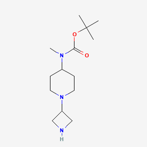 tert-butyl N-[1-(azetidin-3-yl)piperidin-4-yl]-N-methylcarbamate