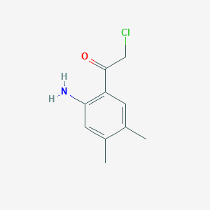 1-(2-Amino-4,5-dimethylphenyl)-2-chloroethanone