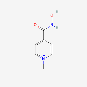 molecular formula C7H9N2O2+ B13795319 4-(Hydroxycarbamoyl)-1-methylpyridinium 