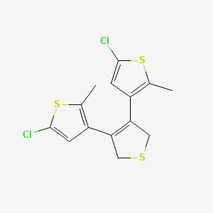 3,4-Bis(5-chloro-2-methylthiophen-3-YL)-2,5-dihydrothiophene