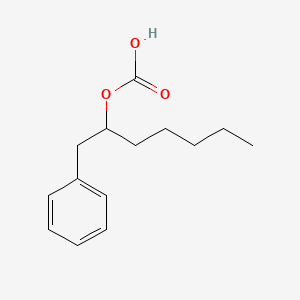 molecular formula C14H20O3 B13795367 Hexyl phenylmethyl carbonate 