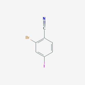 molecular formula C7H3BrIN B1379542 2-Bromo-4-iodobenzonitrile CAS No. 1261776-03-7