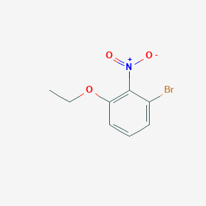 molecular formula C8H8BrNO3 B1379547 1-Bromo-3-ethoxy-2-nitrobenzene CAS No. 1807041-59-3