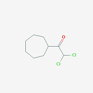 2,2-Dichloro-1-cycloheptylethan-1-one