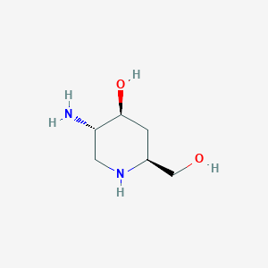 2-Piperidinemethanol,5-amino-4-hydroxy-,(2S,4S,5S)-(9CI)