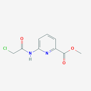 molecular formula C9H9ClN2O3 B1379569 6-(2-氯乙酰氨基)吡啶-2-甲酸甲酯 CAS No. 1803601-20-8